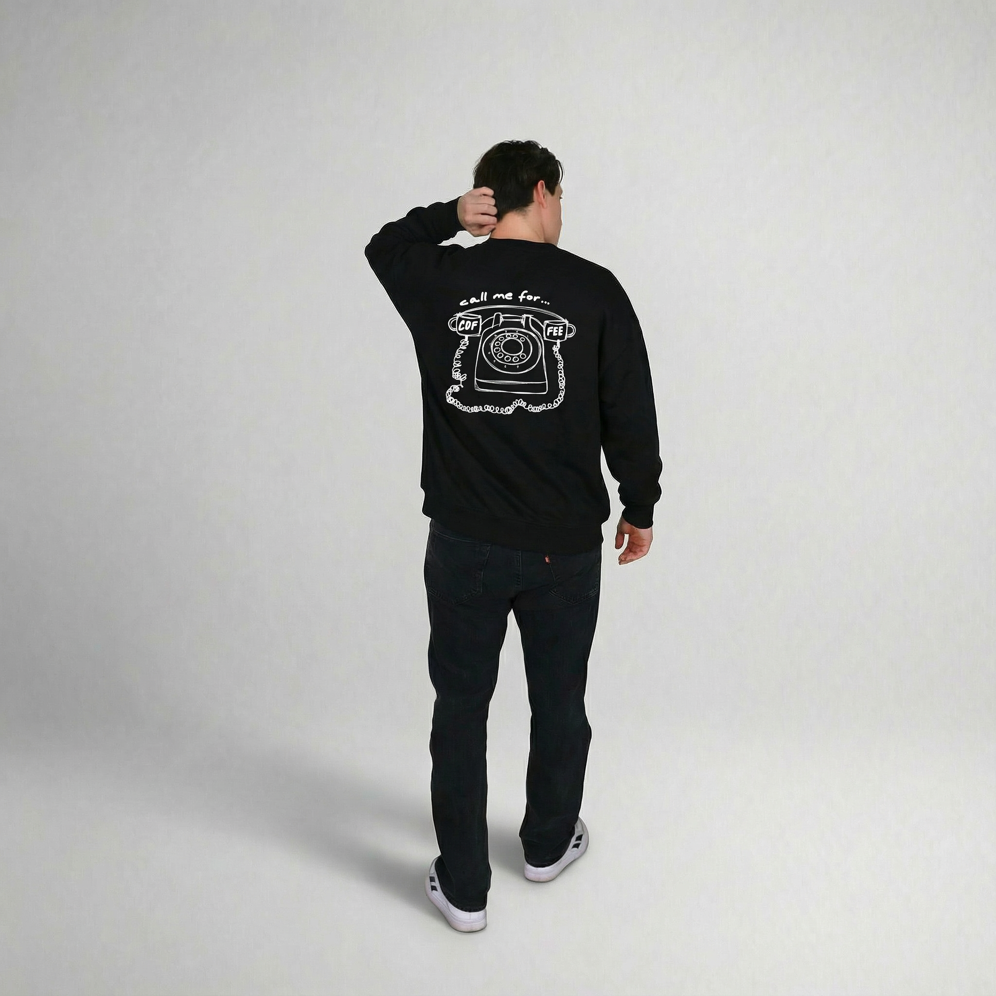 Oversize Sweatshirt "Coffee Call"