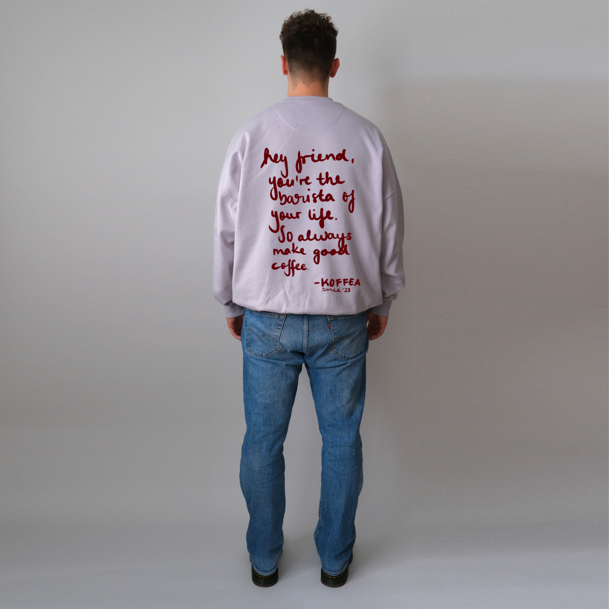 COFFEE LETTER - Unisex Oversize Sweatshirt
