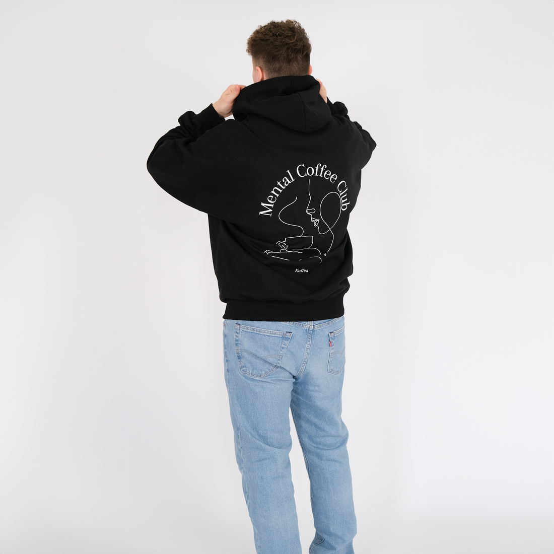 Unisex Oversize Hoodie &quot;MENTAL COFFEE CLUB&quot;