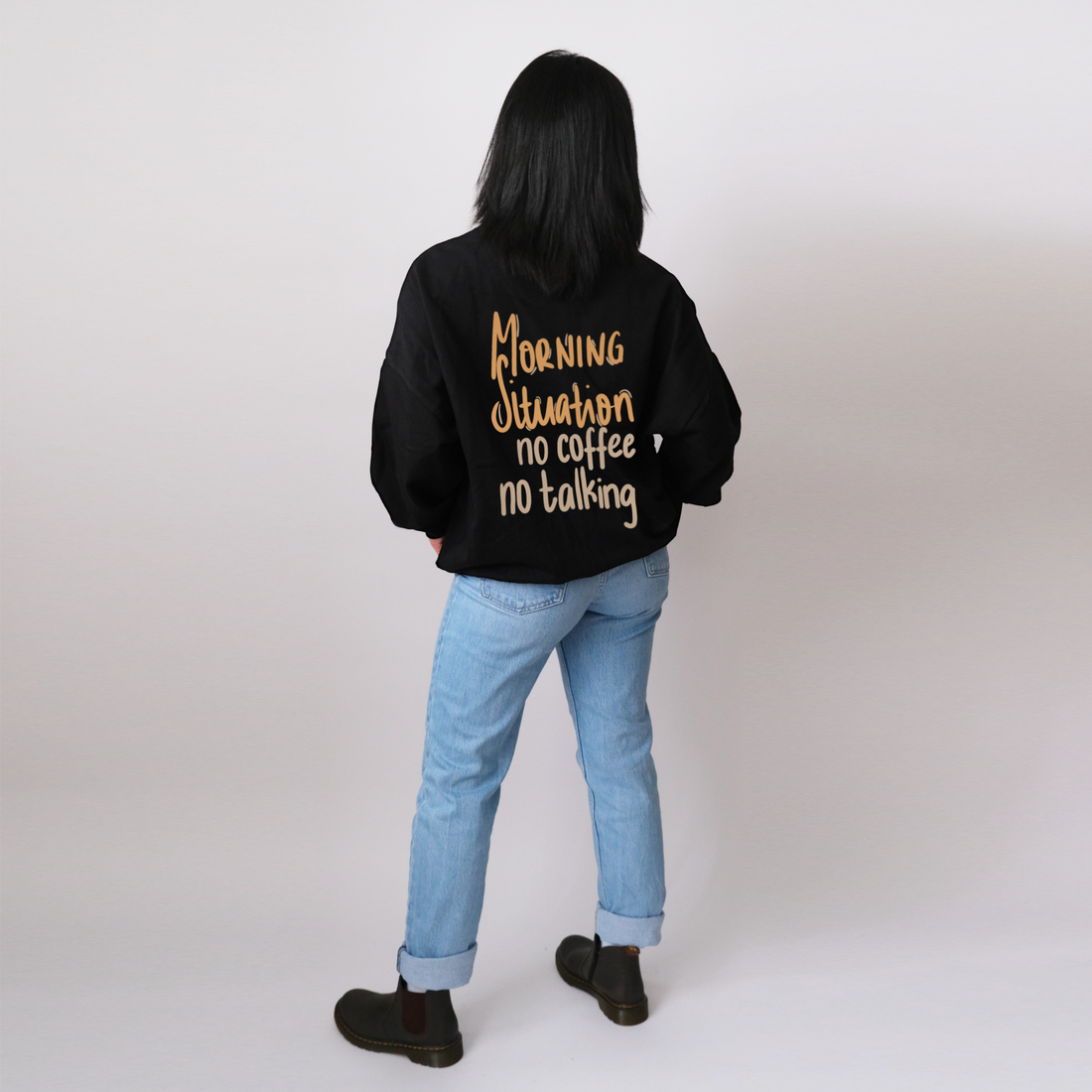 Unisex Oversize Sweatshirt "Morning Situation"