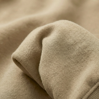Einzelpiece - Oversize Hoodie - "I Wanted Coffee" Sand