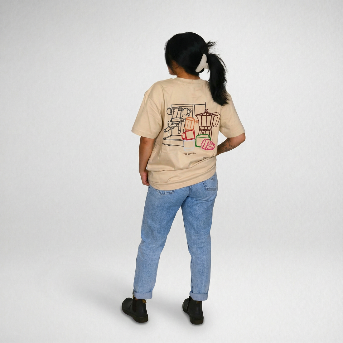 Einzelpiece - Oversize Shirt - "Livin Coffeeness New Version"