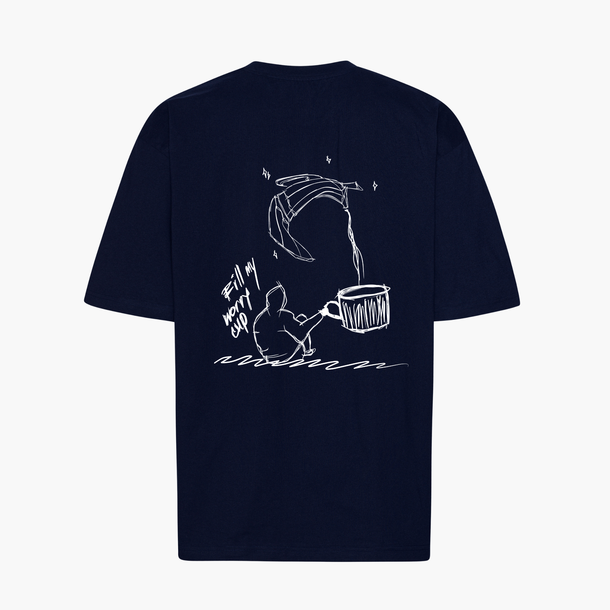 Oversize Shirt "Worry Cup"